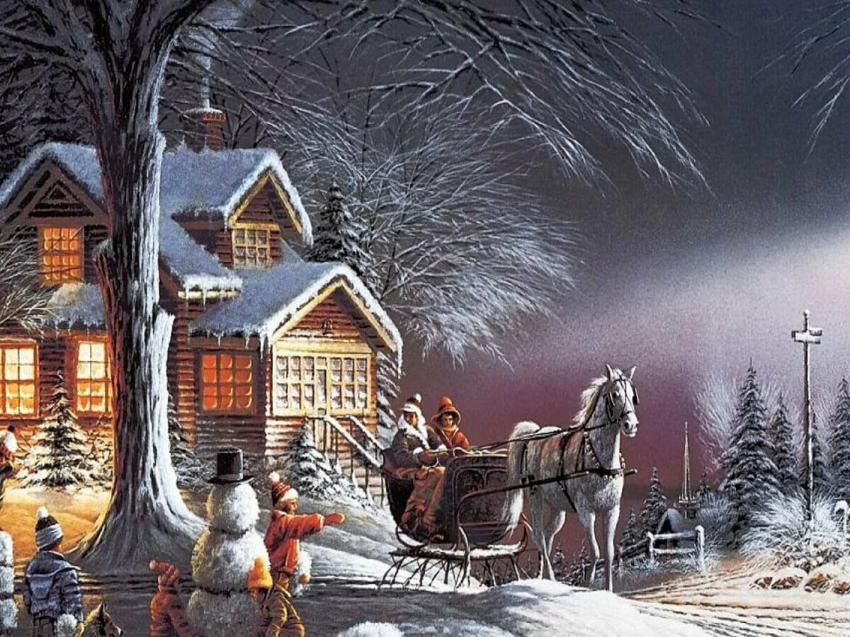 terry redlin рождество фото