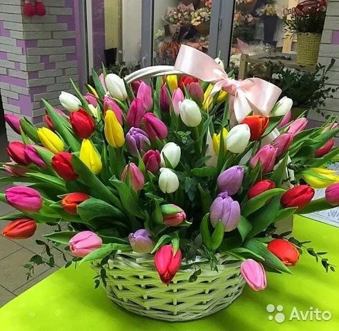 тюльпаны букет фото