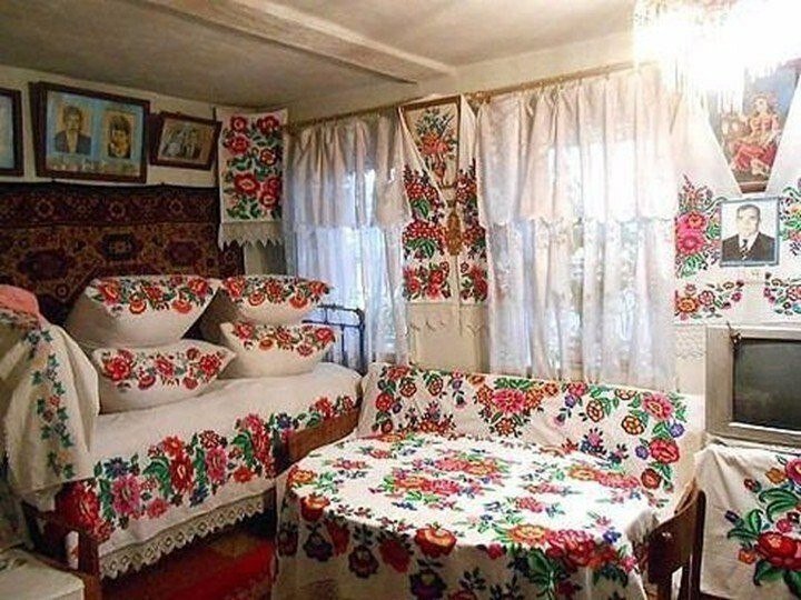 убранство украинской хаты фото