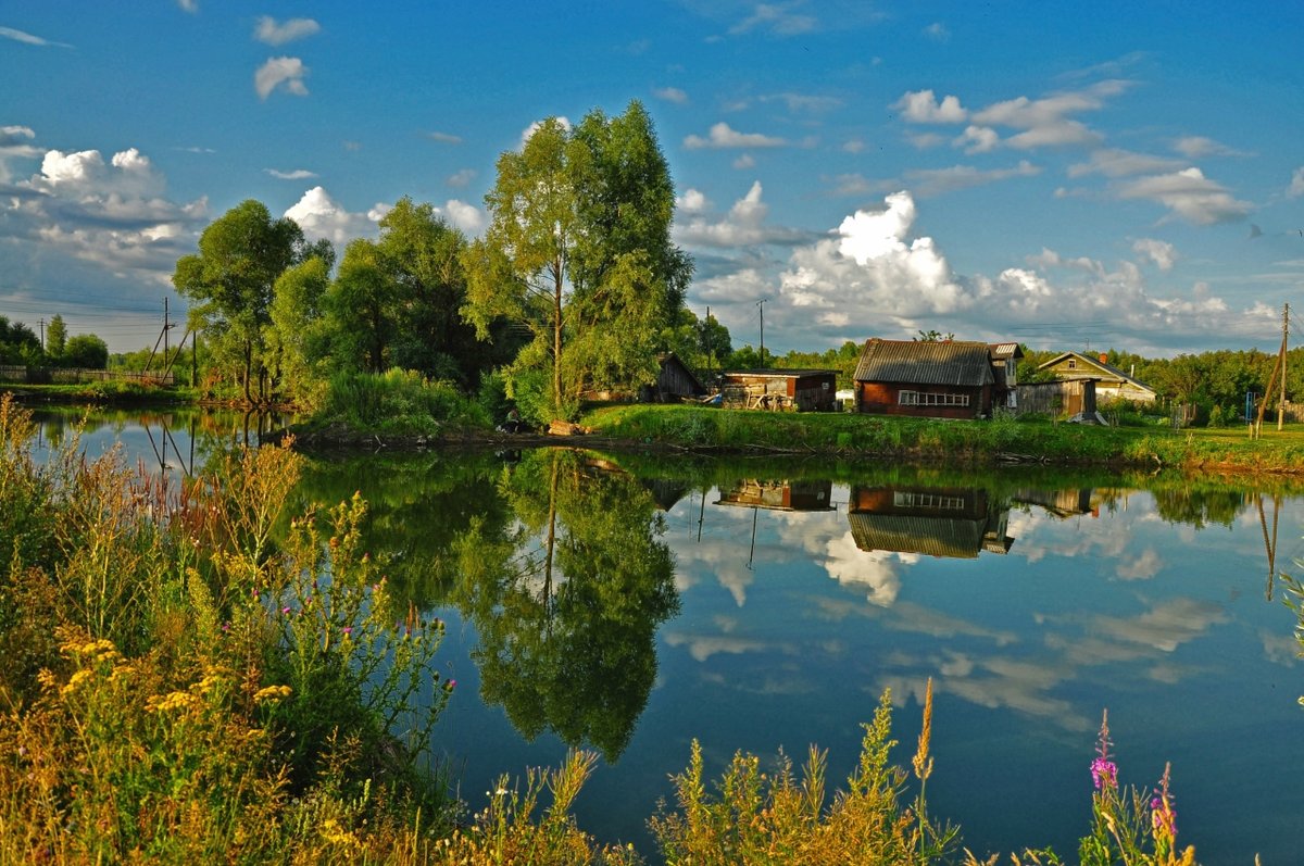 утро в деревне фото