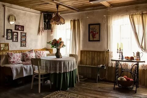 уютные деревенские интерьеры фото