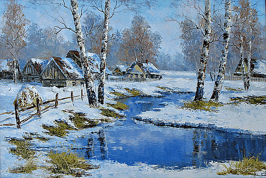 весенний пейзаж картины фото