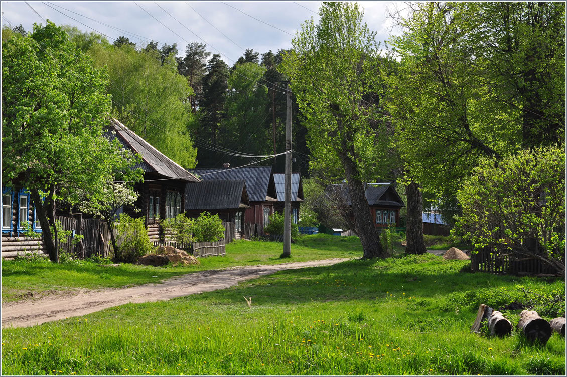 весна в деревне фото