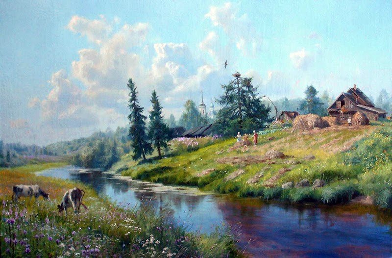 владимир жданов лето картины фото