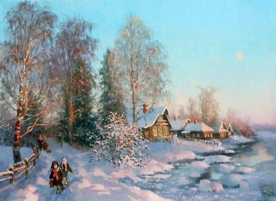 владимир жданов зимние пейзажи фото