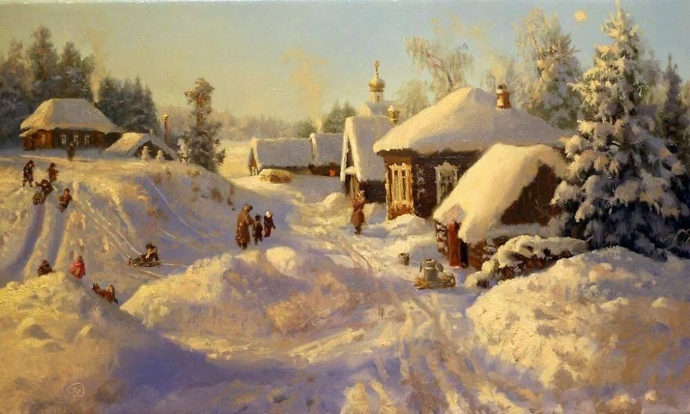 владимир жданов зимние пейзажи фото