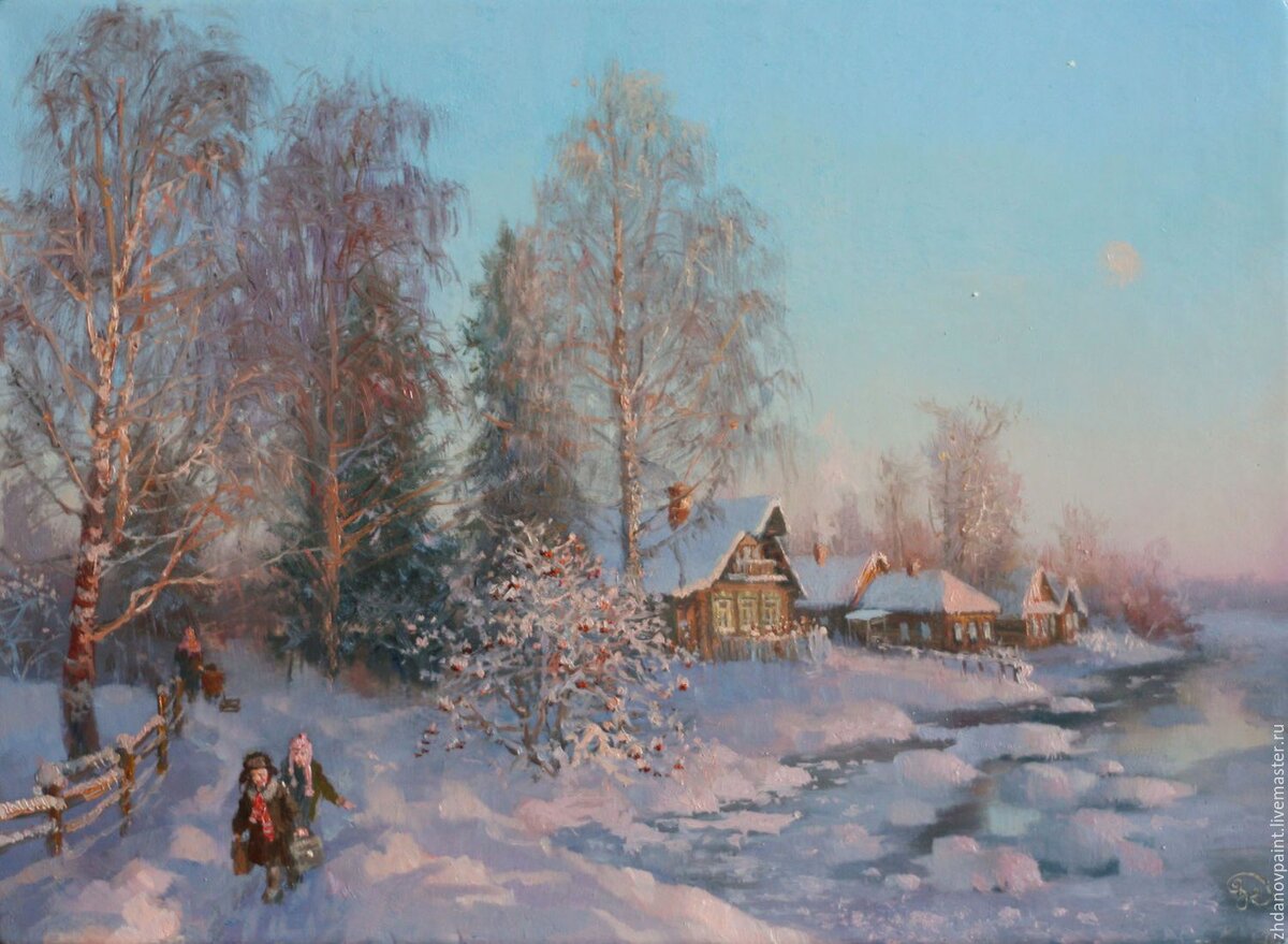 владимир жданов зимние пейзажи фото