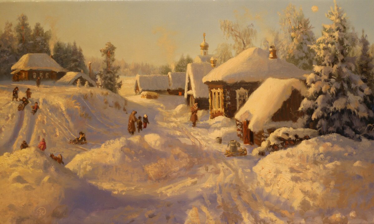 владимир жданов зимние пейзажи фото