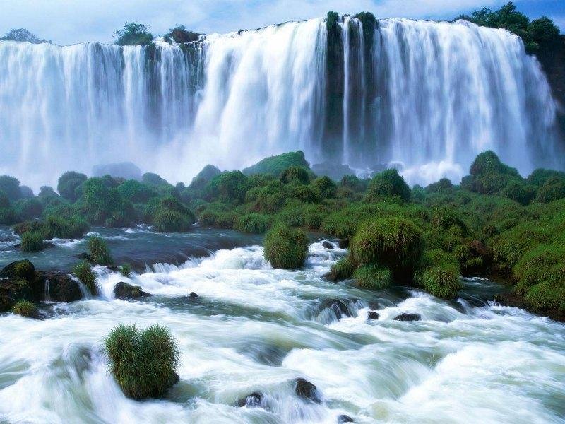водопад фото