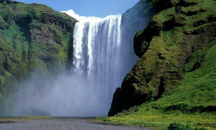 водопад фото