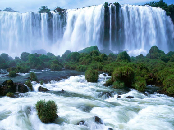 водопад фото
