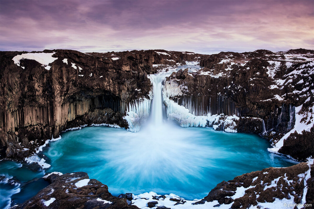 водопад альдейярфосс исландия фото