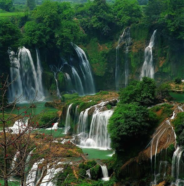 водопад дэтянь вьетнам фото