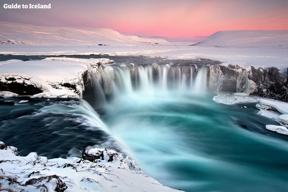 водопад годафосс исландия фото