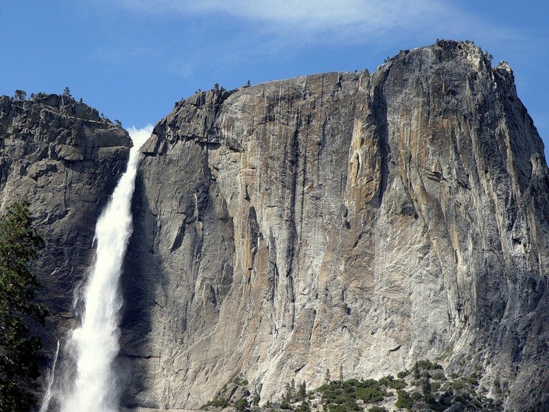 водопад йосемити (yosemite falls) фото