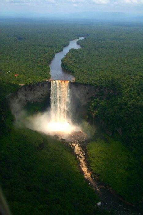 водопад кайетур, гайана фото