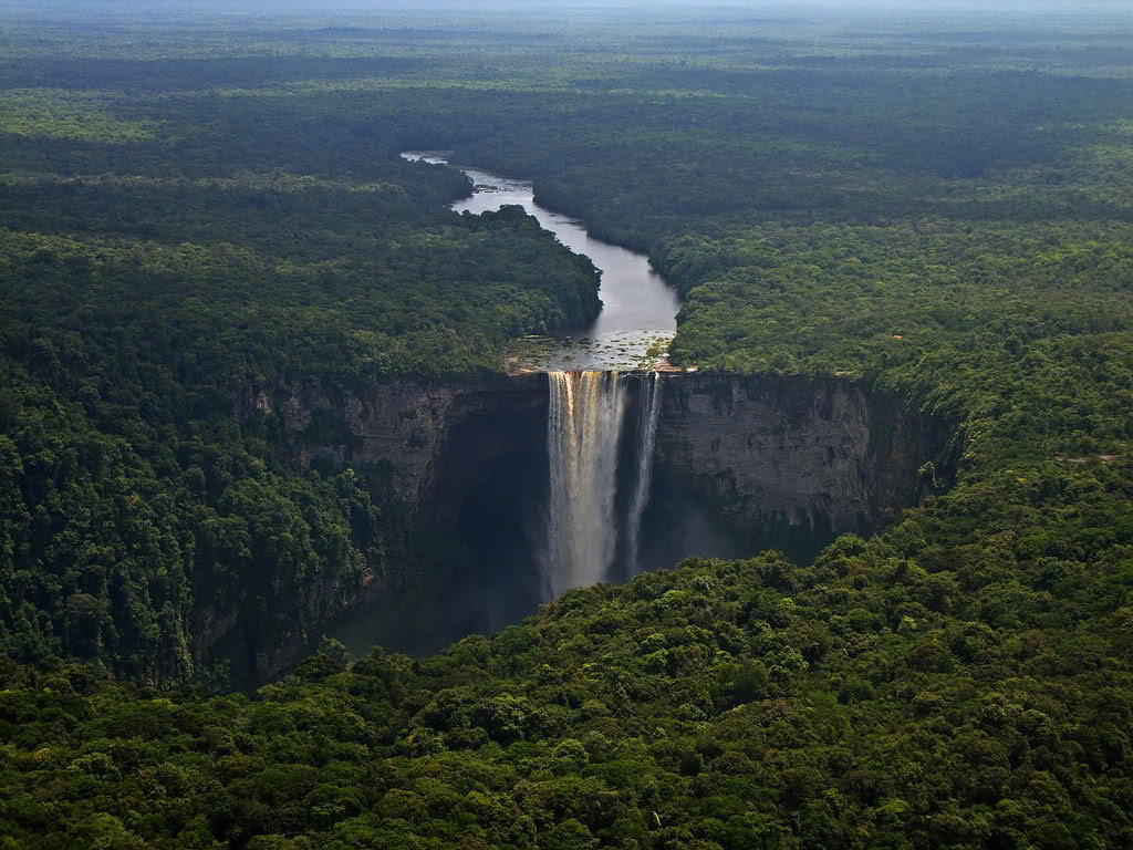 водопад кайетур, гайана фото