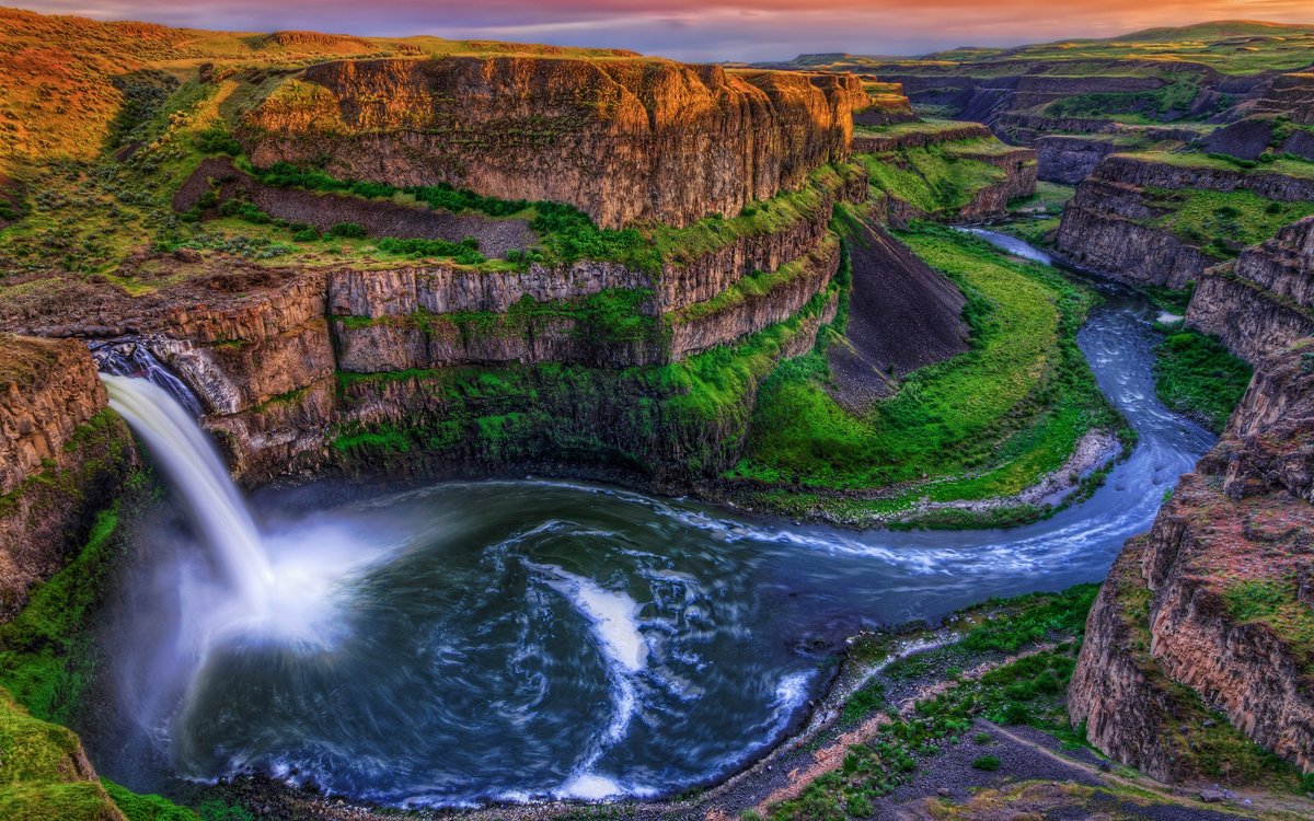 водопад каньон фото