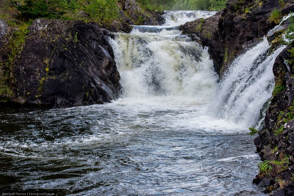 водопад кивач в карелии фото