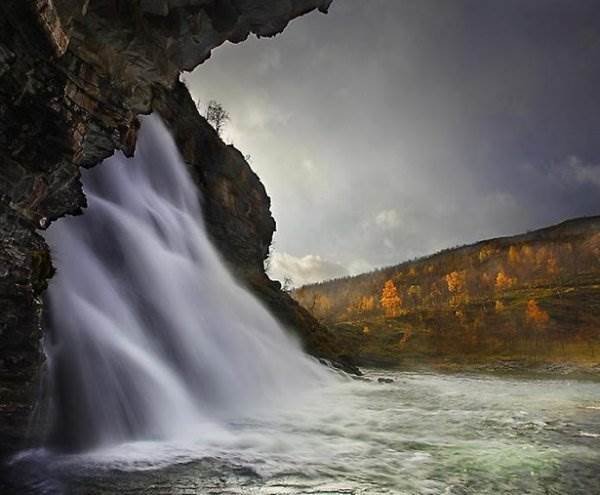 водопад сельяландсфосс, исландия фото