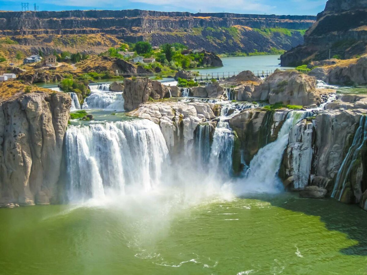 водопад шошони фото