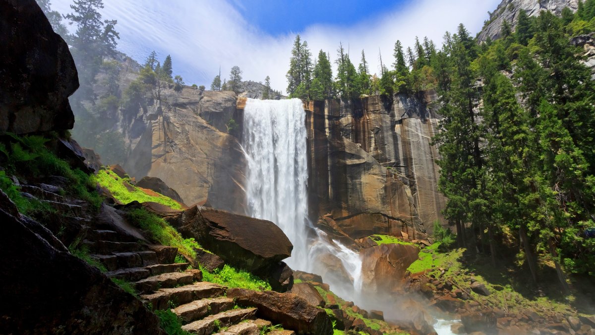 водопад вернал фото