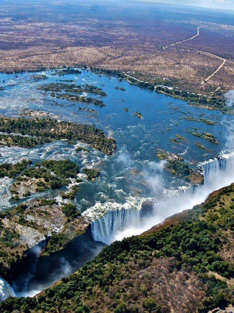 водопад виктория, замбия и зимбабве фото