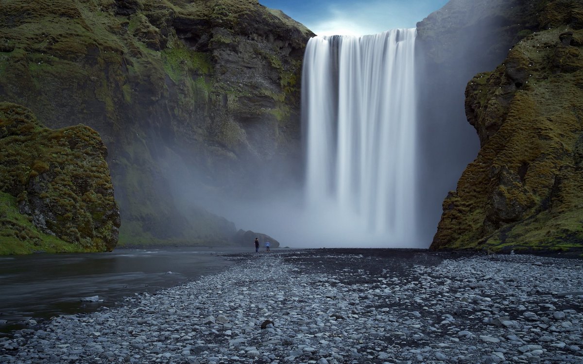 водопады исландии фото