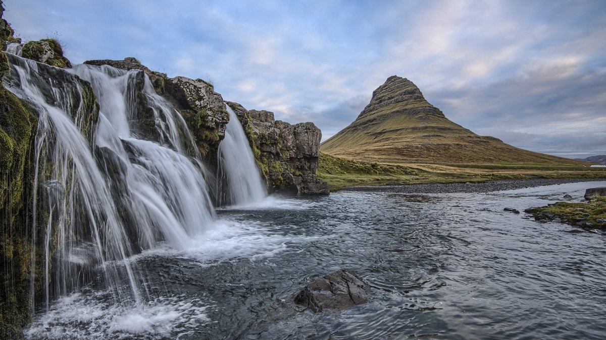 водопады исландии фото