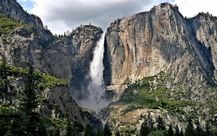 yosemite falls сша фото