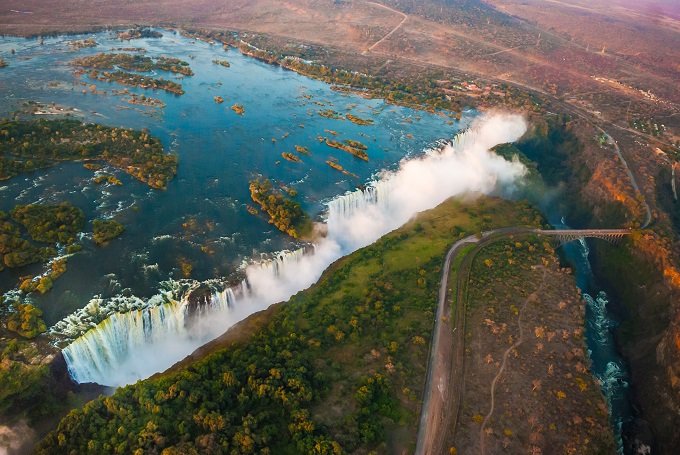 замбия водопад виктория фото