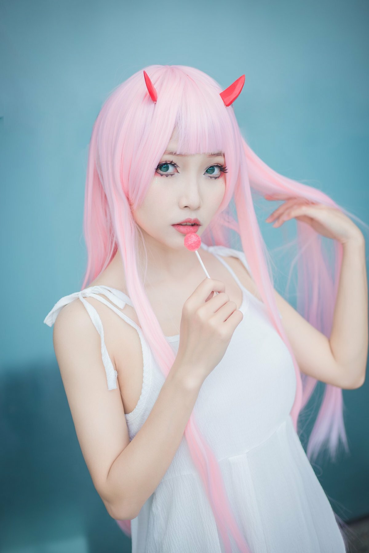 zero two darling in the franxx косплей фото