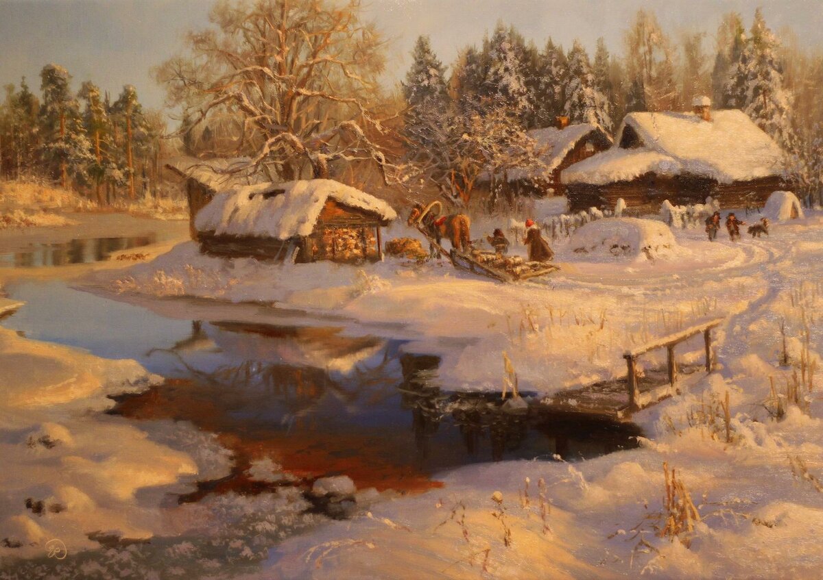 жданов владимир юрьевич картины зима фото