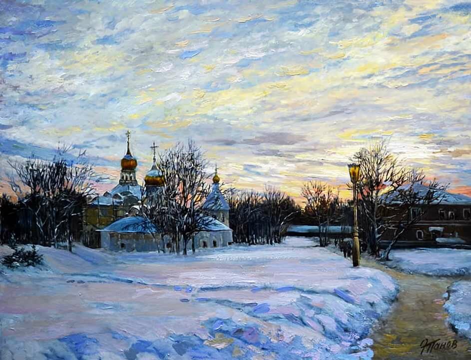 живопись панов зима фото