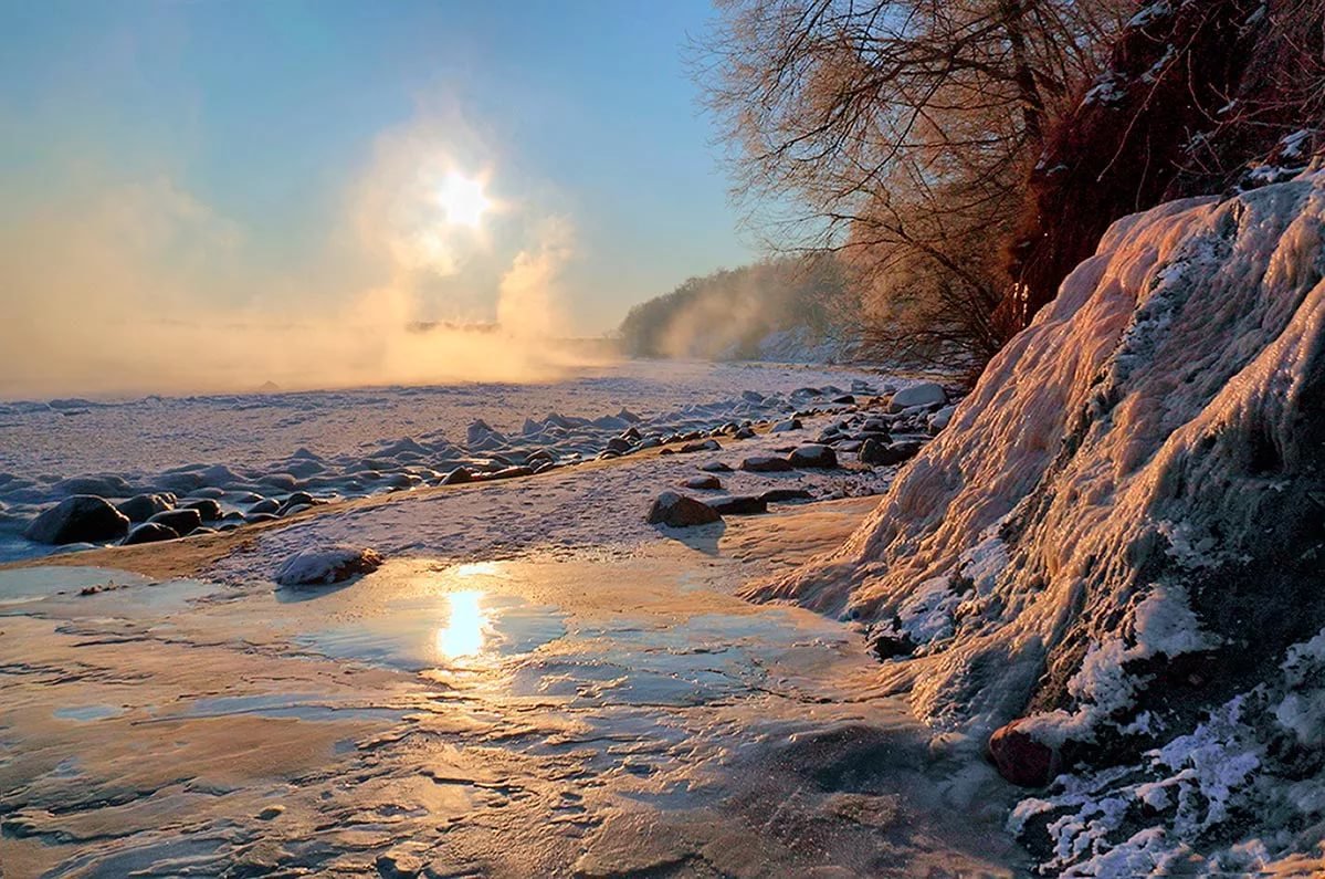 зимнее море картинки фото