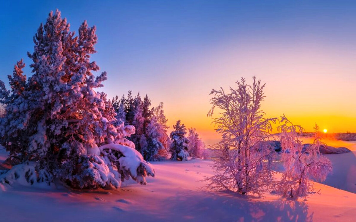 зимние пейзажи карелии фото