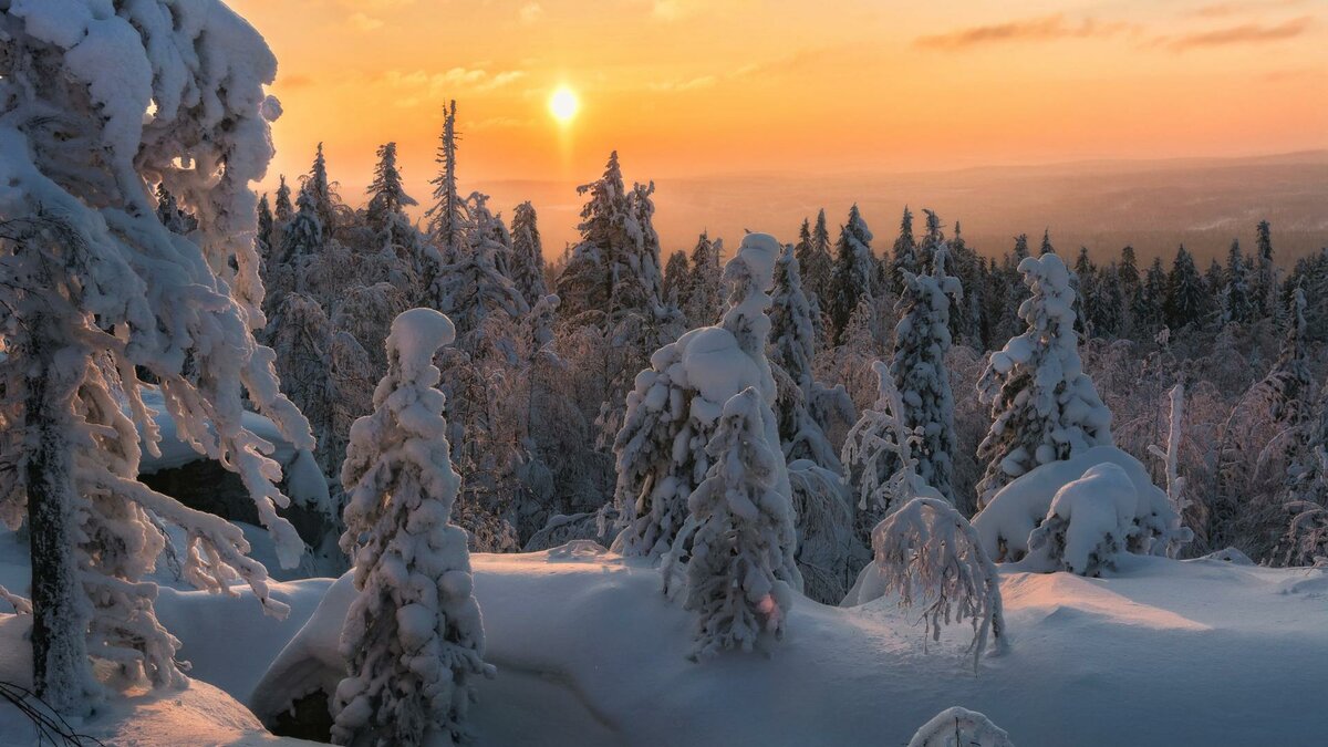 зимняя лапландия фото